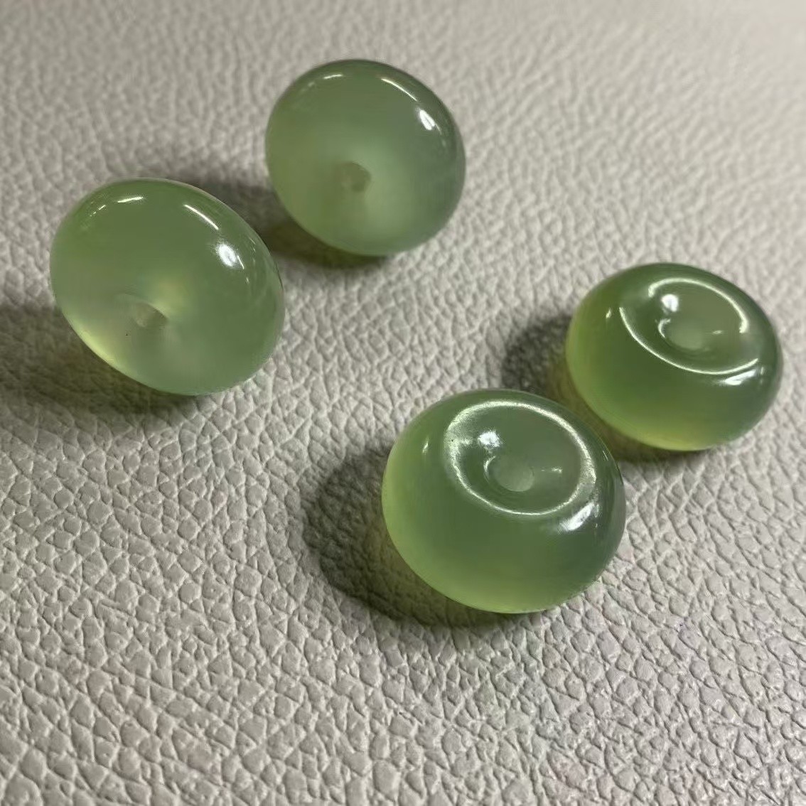 【许总福利】蛇纹石玉未镶嵌多样性发其一 平安扣（未改价勿拍）888