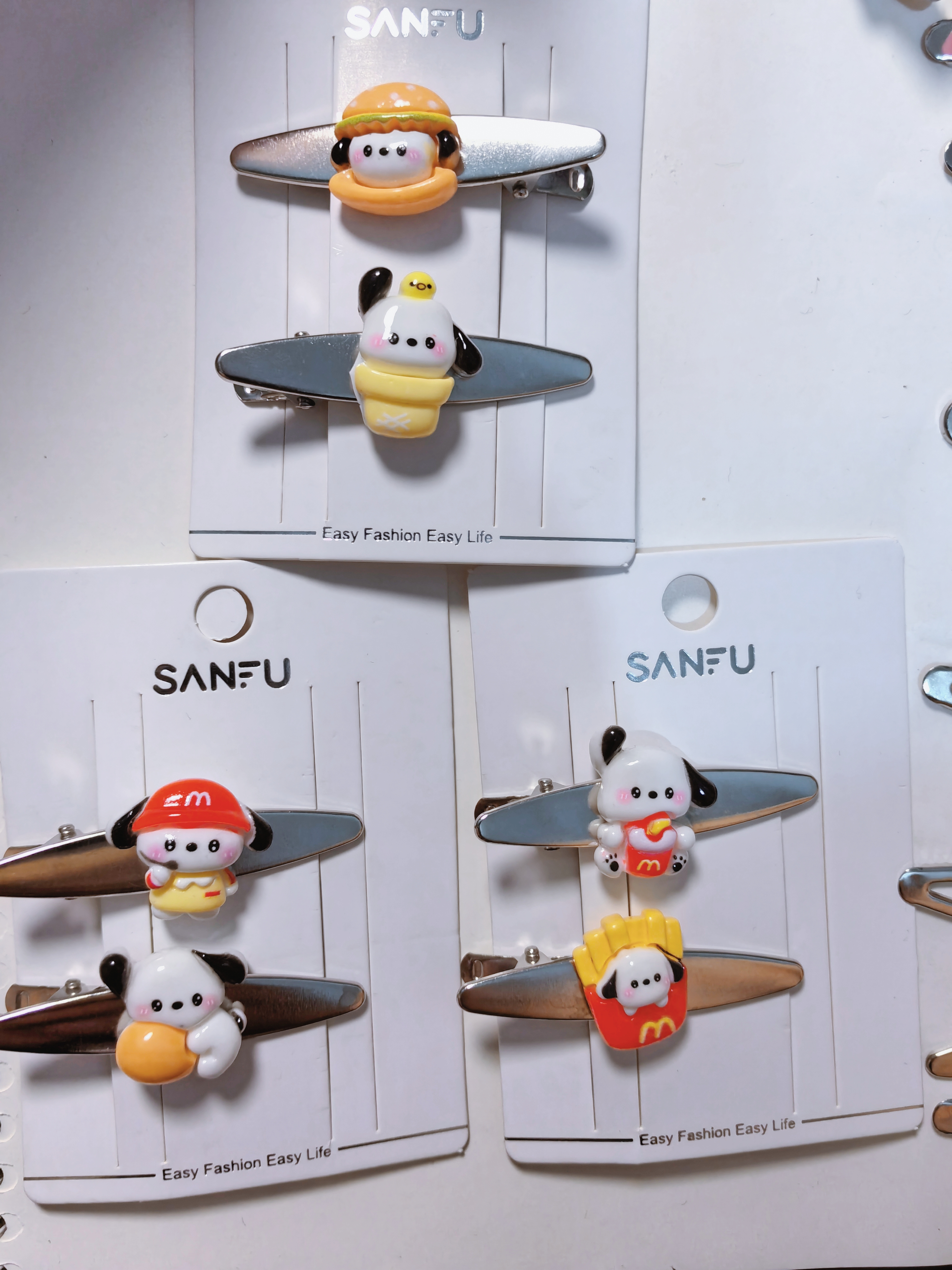 刘海侧边夹发夹亲子可爱头饰饰品发饰鸭嘴夹女童夹子发卡