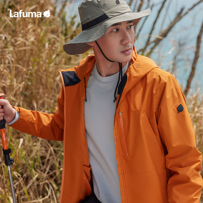 LAFUMA户外秋冬防水防风GORE-TEX戈尔冲锋衣男连帽外套LMJA4CG85