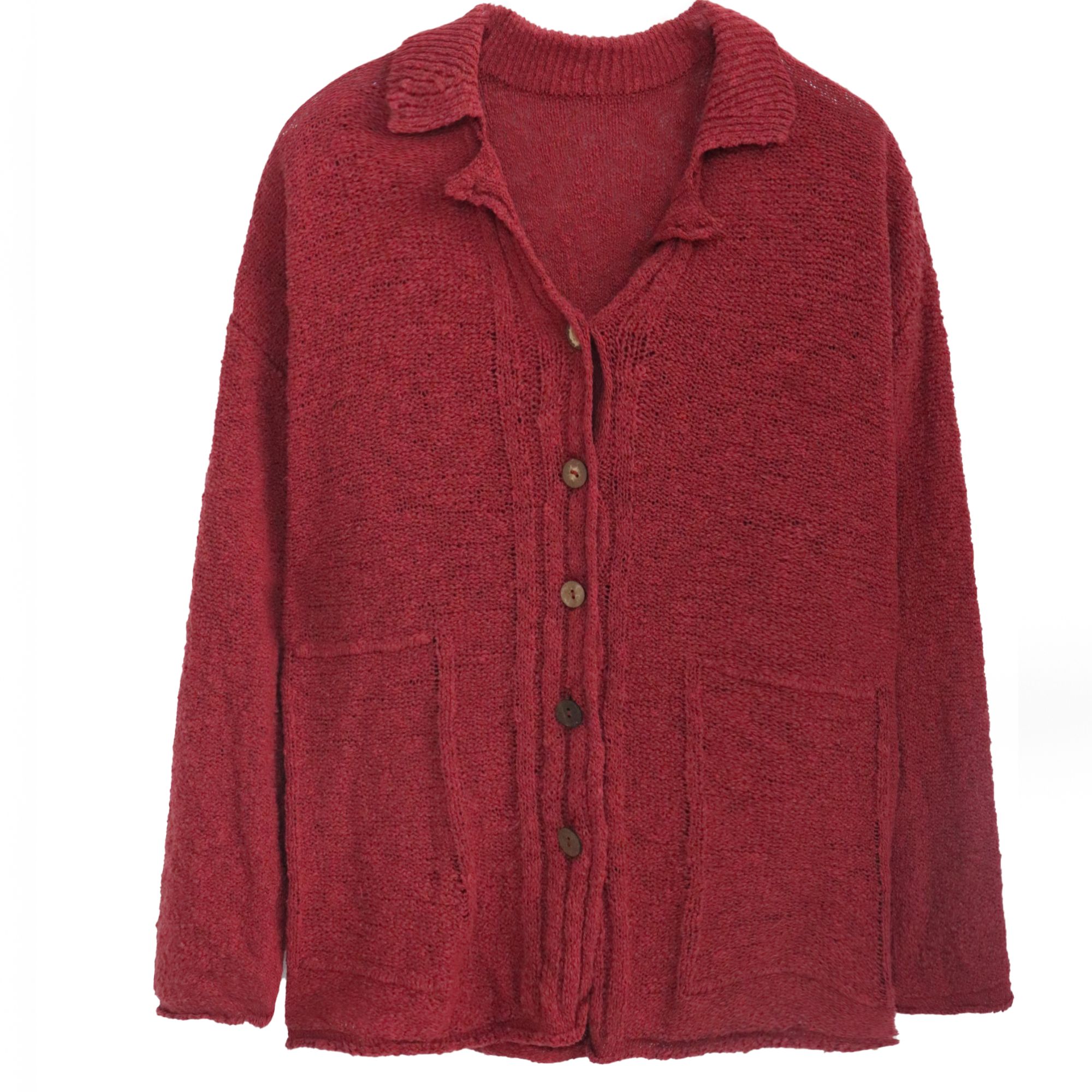 2025春秋新款大码微胖mm纯色文艺百搭休闲遮肉显瘦毛衣开衫  3576