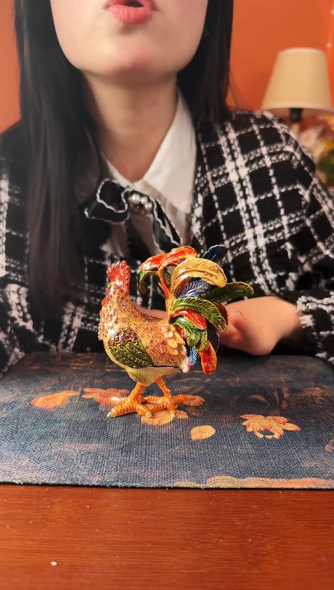 【闪购商品】密胺摆件公鸡 彩色1个