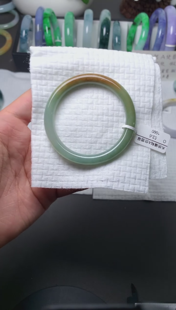 【闪购商品】翡翠手镯未镶嵌53.6