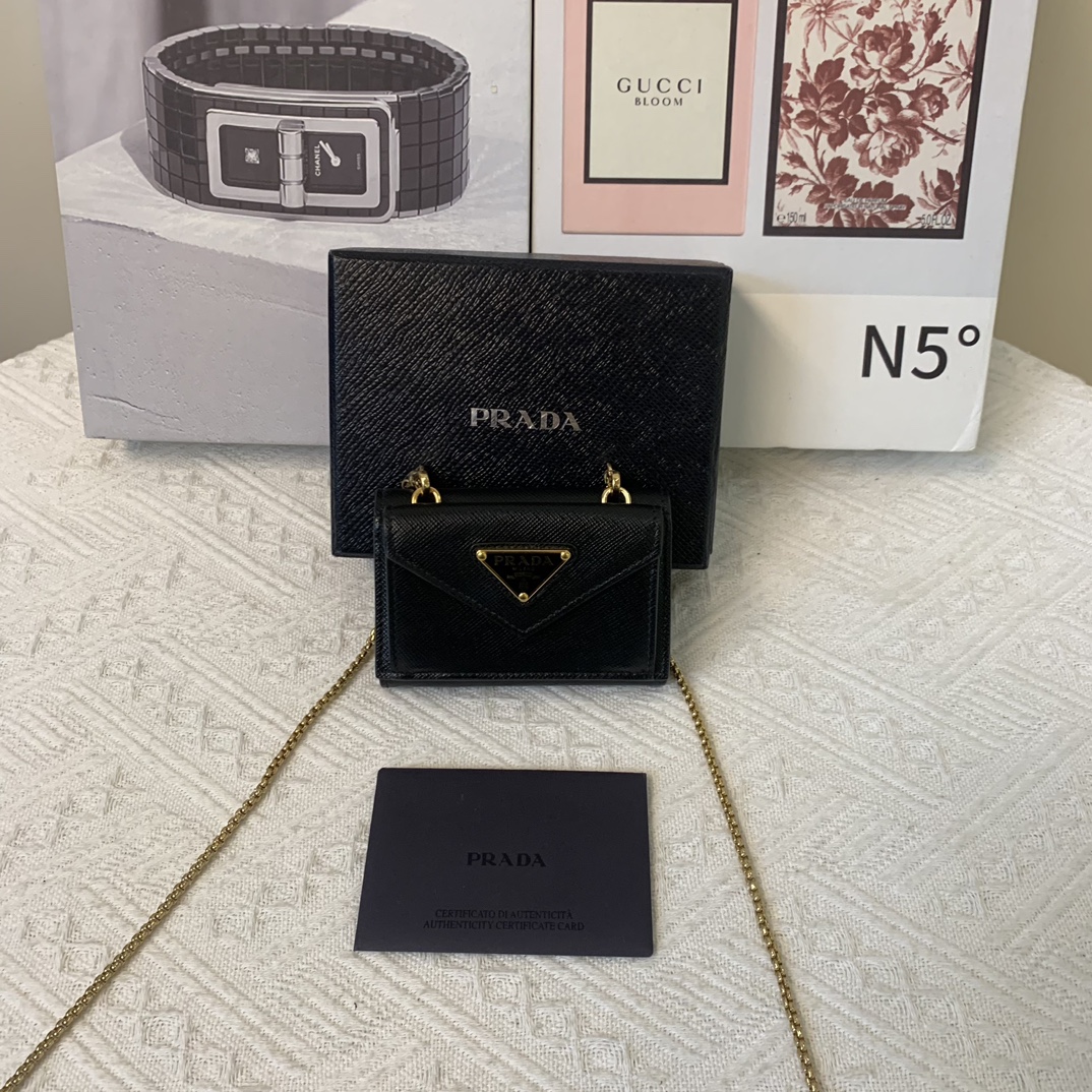 99新 Prada/普拉达  mini链条包