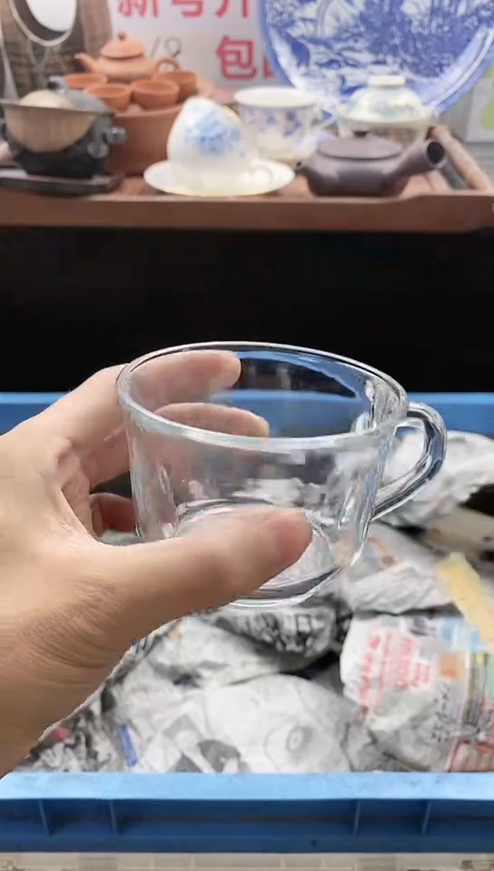 【闪购商品】杯中古回流瓷器默认微瑕编号34