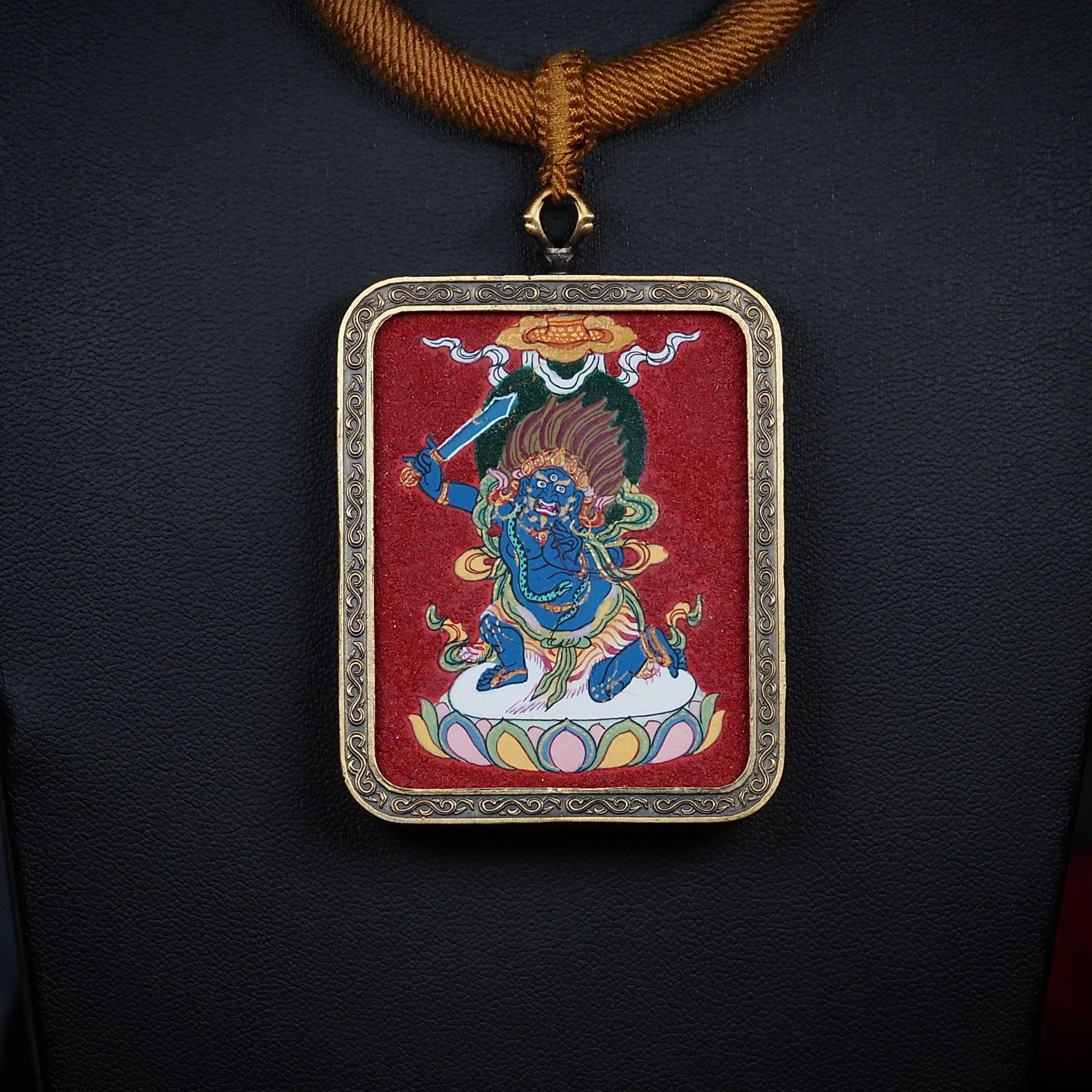 八大守护神唐卡挂件004