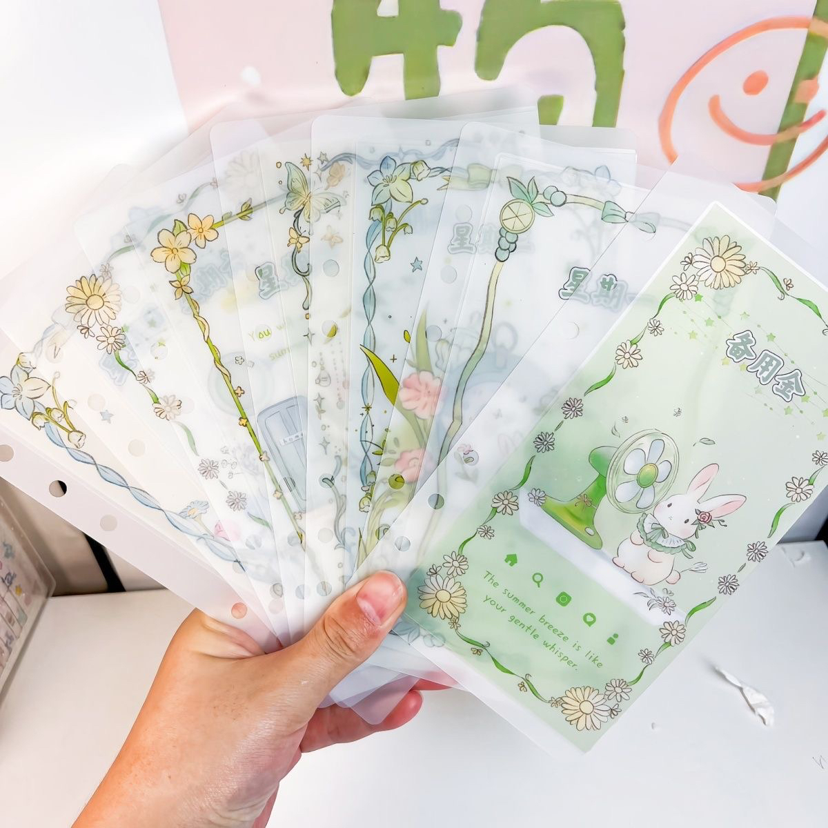 原创授权兔兔A6 存钱袋现金袋可改文字存钱袋票据袋存单袋