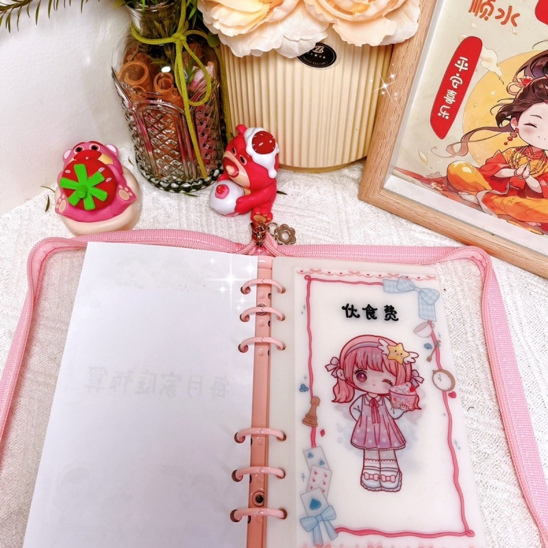 A6可爱女孩家庭生活日本主妇存钱预算本存钱袋预算袋成品