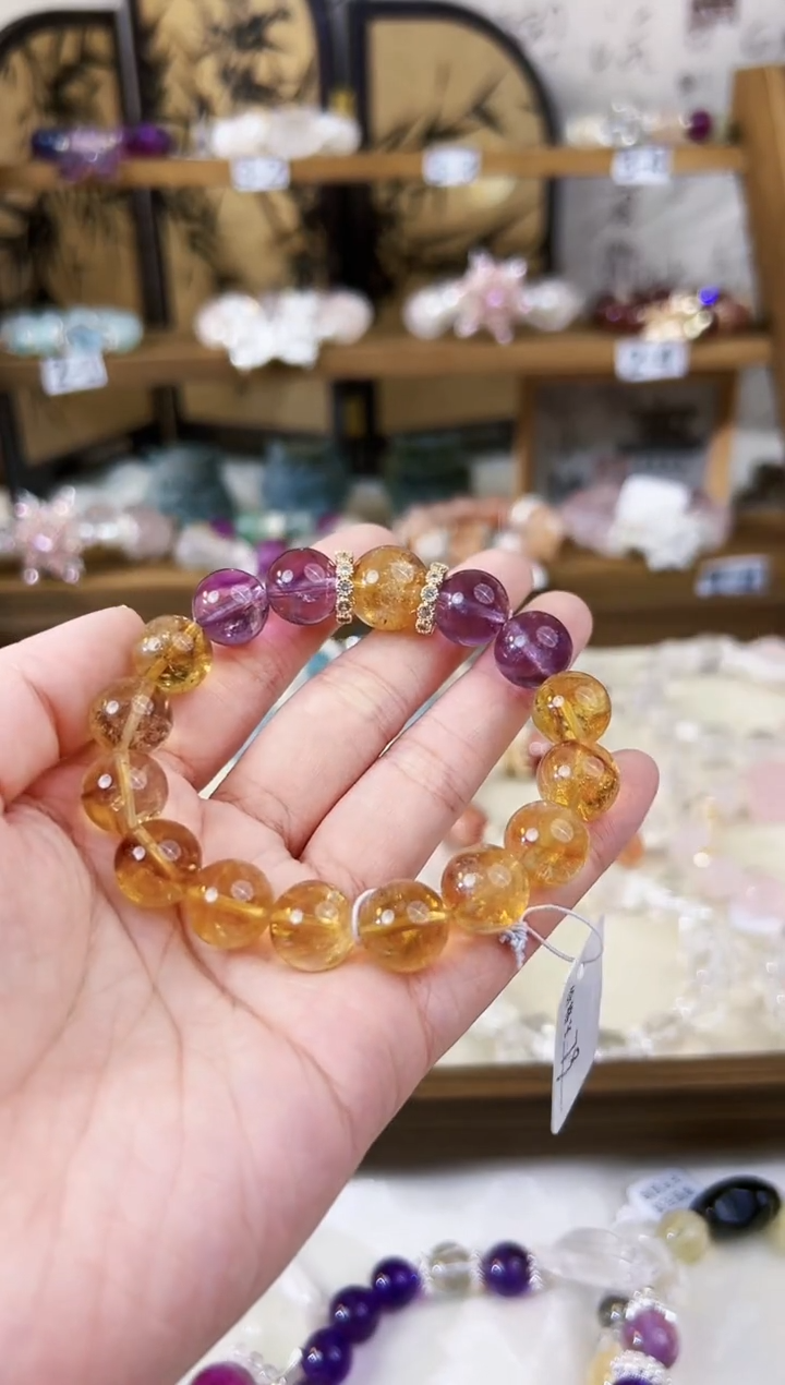 【闪购商品】水晶手链合金天然水晶默认微瑕多样性发货 发其一 微差