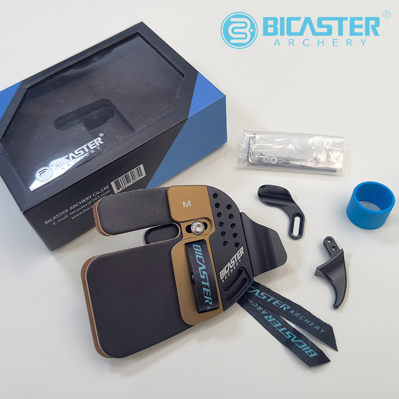 BICASTER贝卡思特马臀皮竞技反曲弓美猎地中海式射箭比赛专用护指