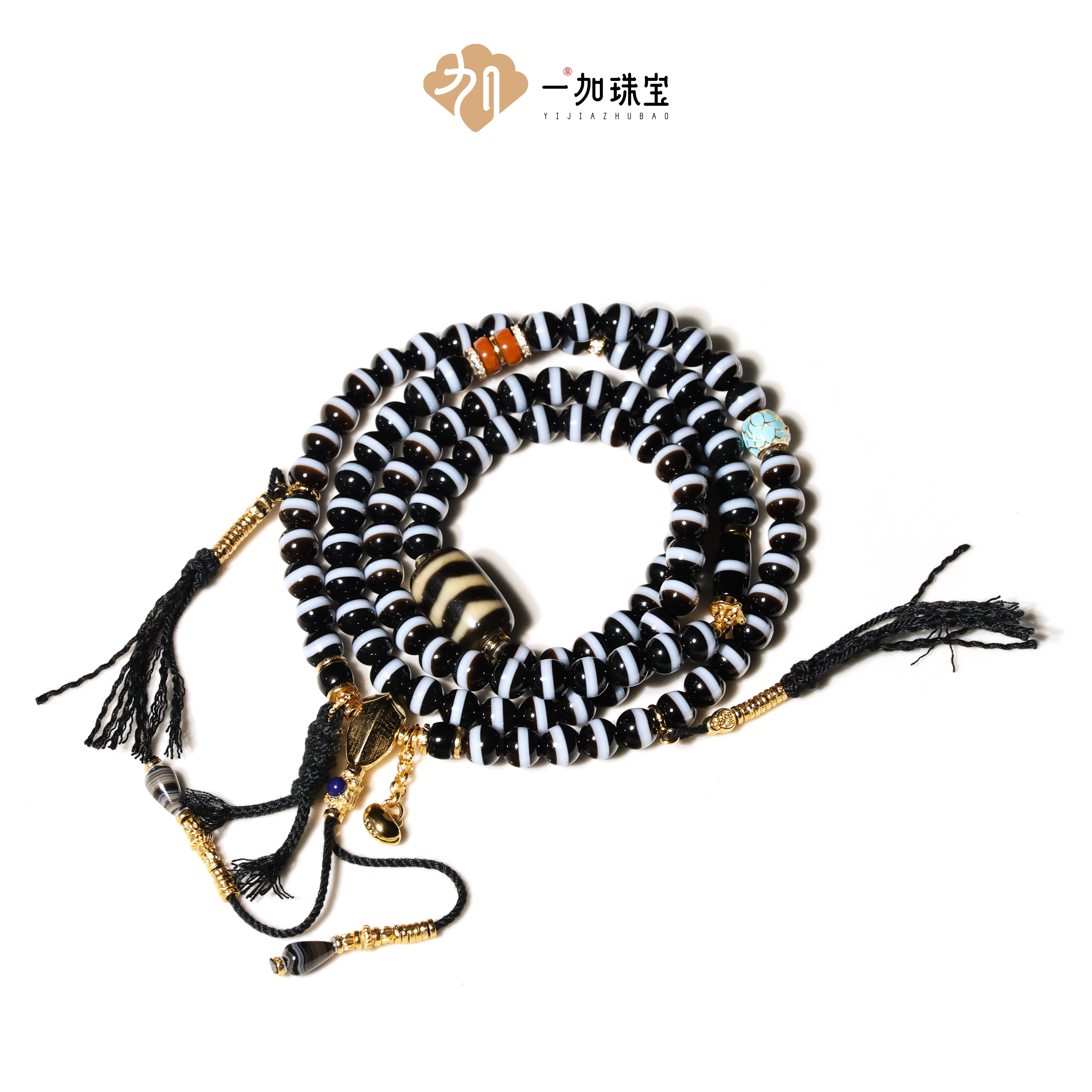 小青|亲王同款双水纹药师108项链多样性发一6827C