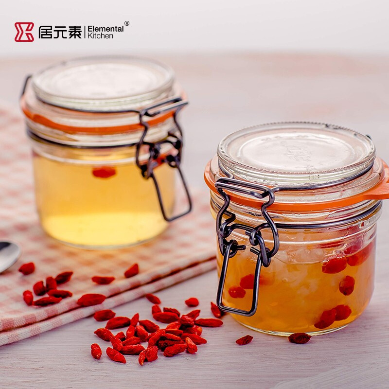 法国进口乐帕菲密封罐真空玻璃罐带盖储存罐大小号家用玻璃瓶瓶子