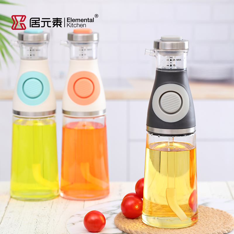 居元素修贤营养师同款神器定量油壶减脂控油按压式防漏泡酒密封罐