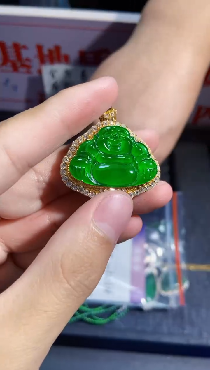 【闪购商品】定制翡翠银S925镶嵌0629810543