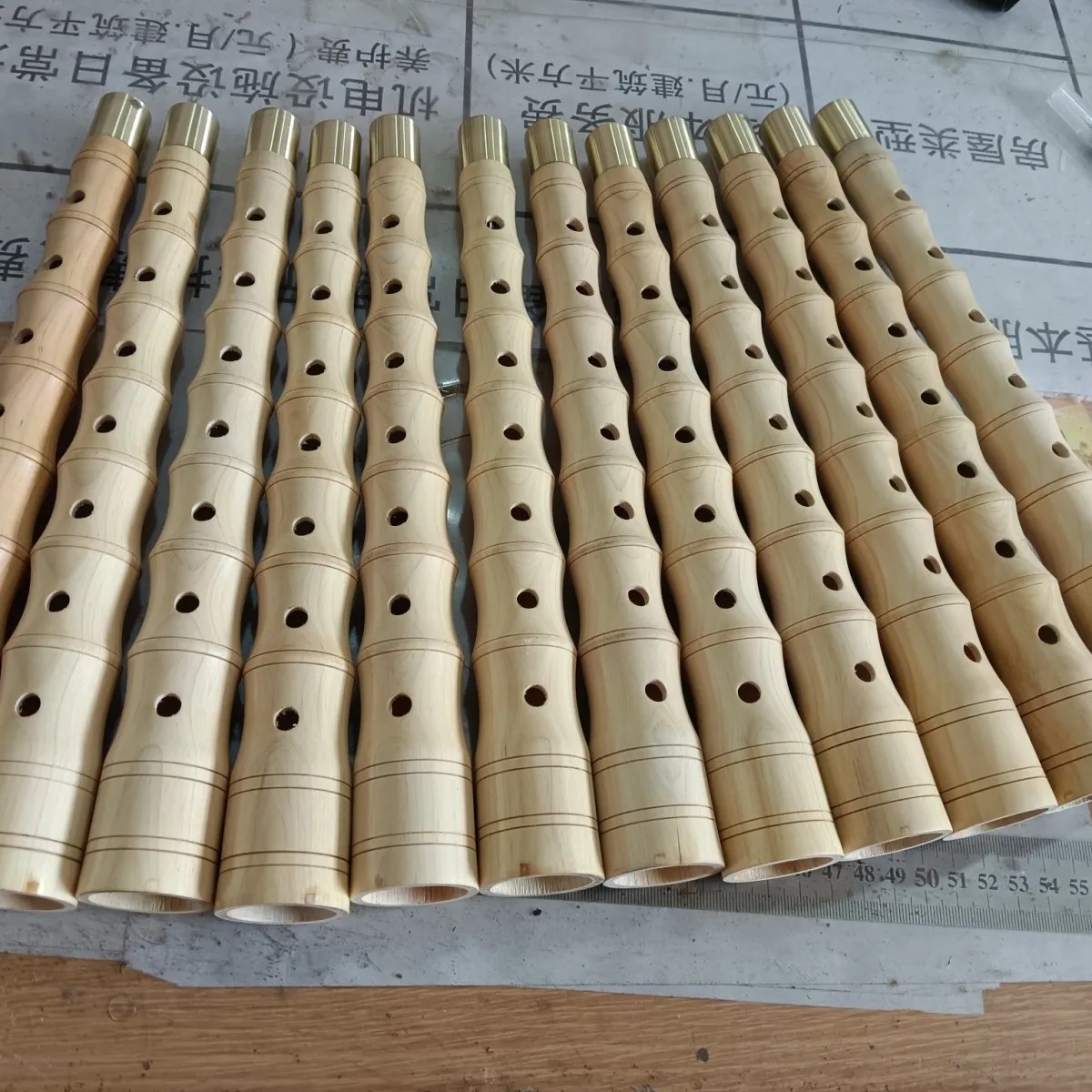 广东地方唢呐杆子香柏木木料杆子长度27.5公分28公分