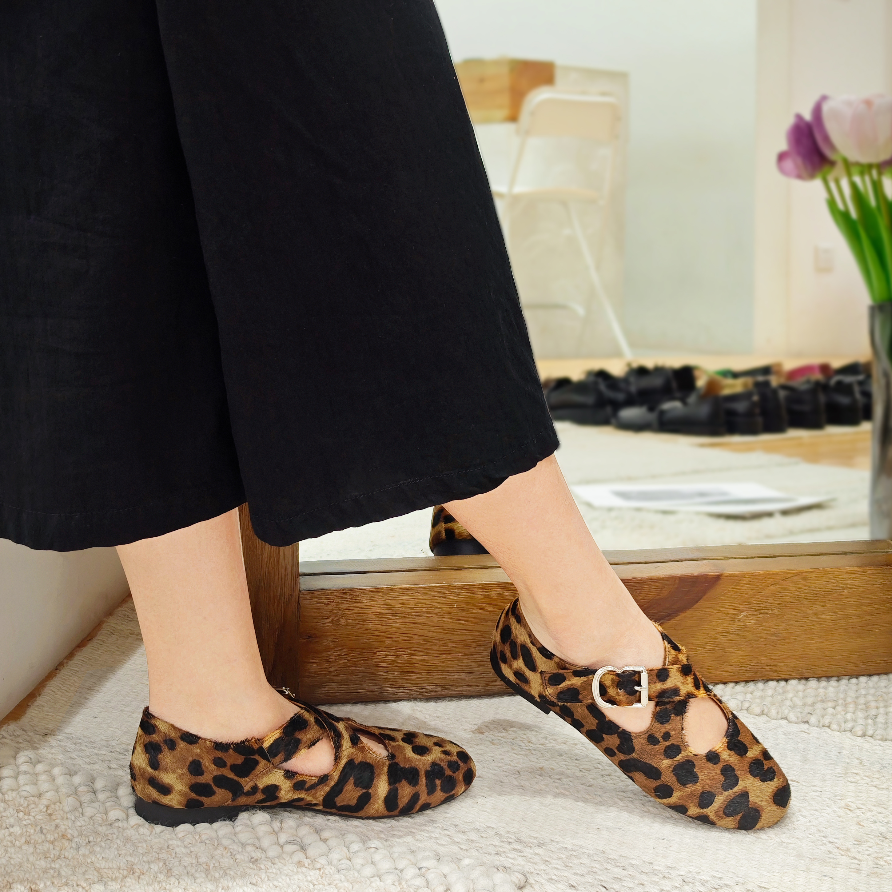 小刚懂鞋】 芭蕾精灵鞋法式平底玛丽珍女鞋交叉带银色芭蕾鞋1380-6