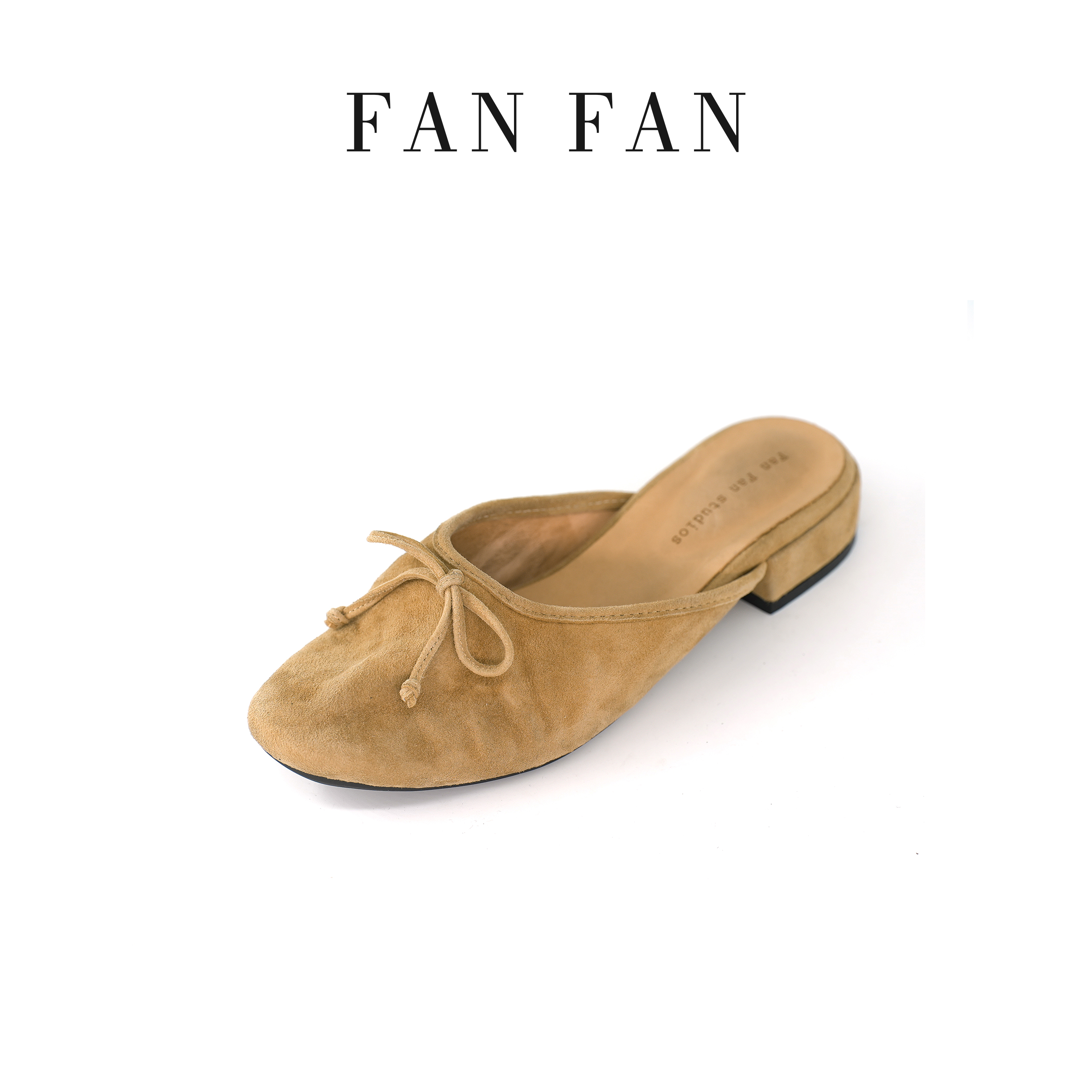 【小刚懂鞋】2024新款女士包头拖真皮鞋粗跟复古方头女鞋  12513-5