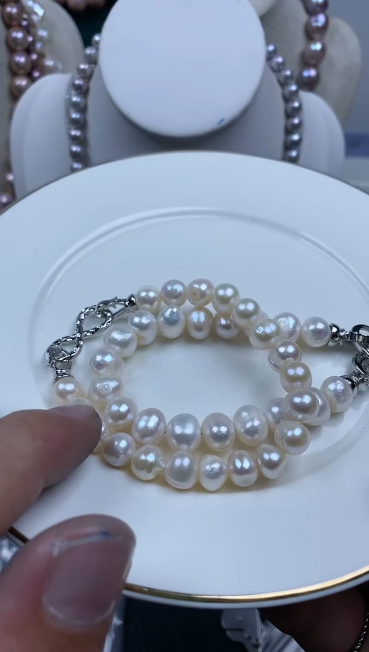 【闪购商品】淡水珍珠颈饰未镶嵌手链