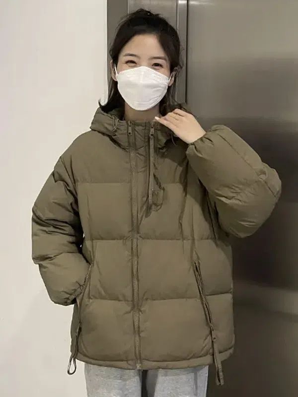 秋冬新款棉衣女短款2023加厚韩版宽松连帽大码棉袄小个子棉服保暖