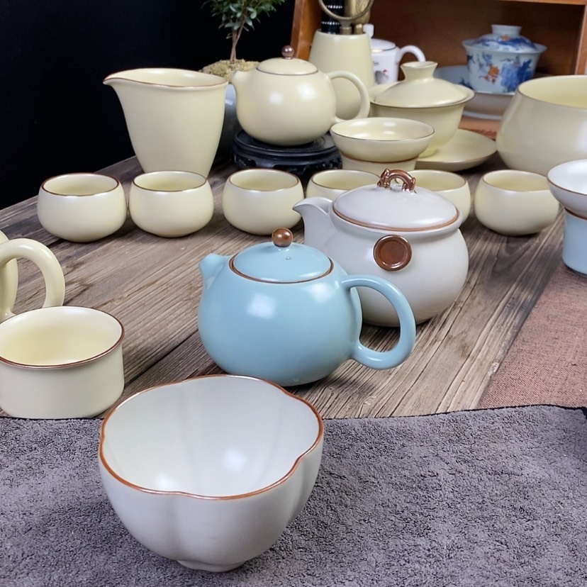 【闪购商品】瓷香*龙蛋壶10件加茶洗
