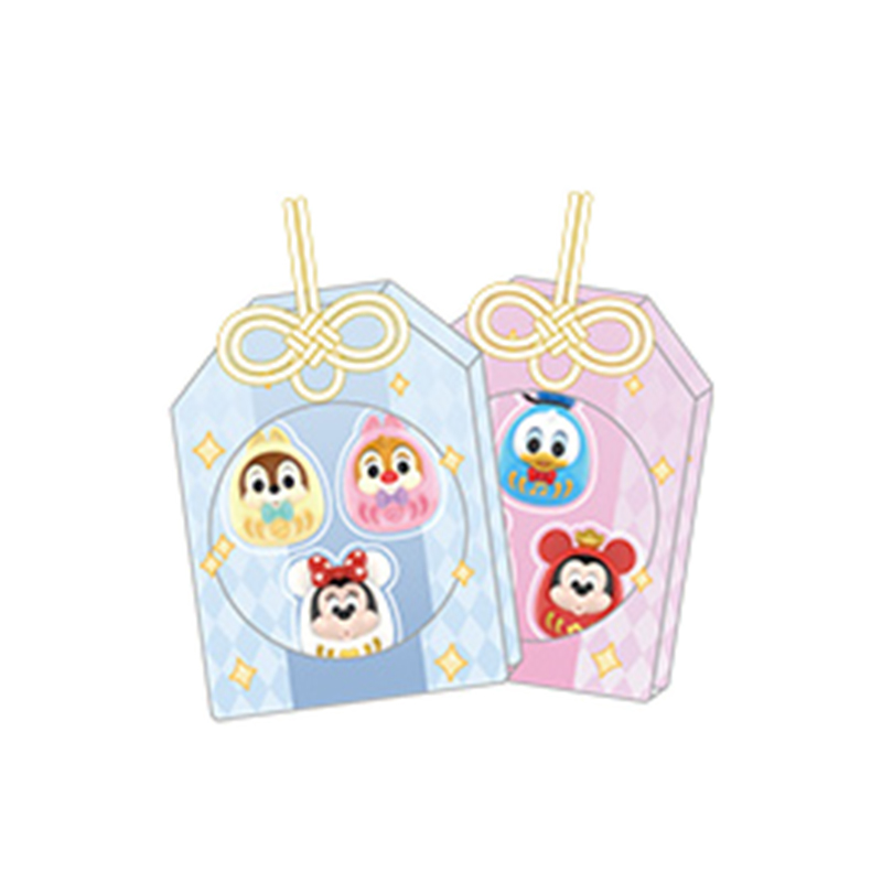 TOP TOY迪士尼米奇家族达摩御守挂件-蓝