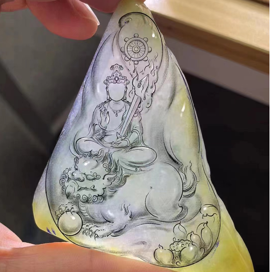天然翡翠A货片料直播间选料勿私拍1