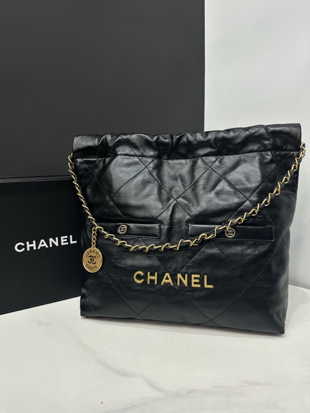 99新 Chanel/香奈儿 24B双口袋22bag芯片30cm/JJ4100903