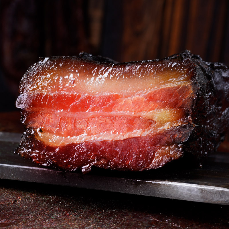 【直播改价 现场上称】精品五花水晶透亮古法工艺柴火烟熏湖南特产