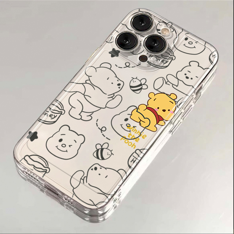 小熊维尼iPhone15ProMax手机壳苹果14硅胶13PRO透明1211高级xsxr