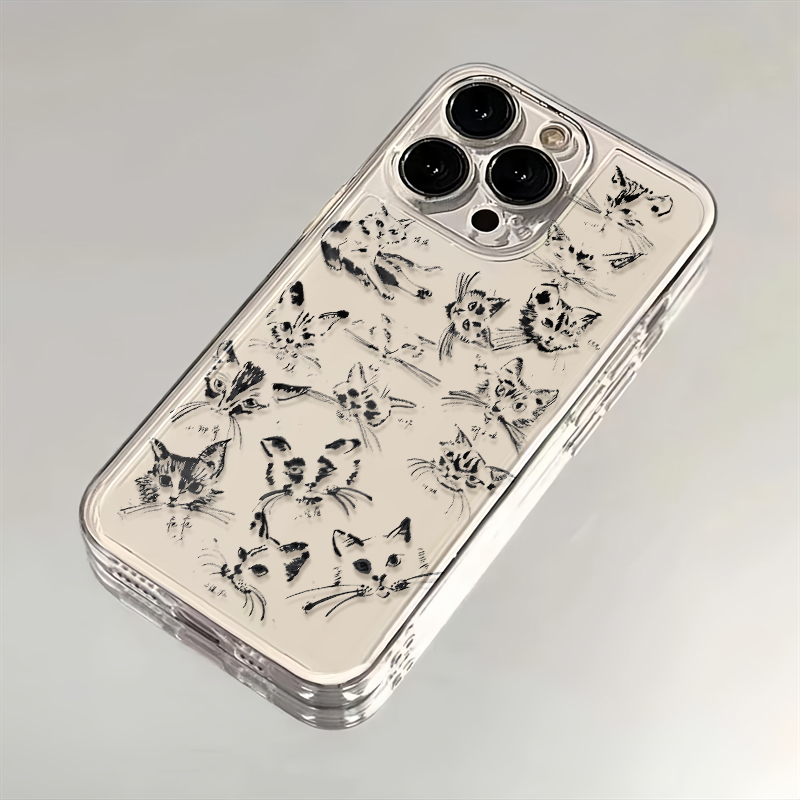 猫猫合集苹果iPhone15全包14promax手机壳13太空12软壳11硅胶xsxr