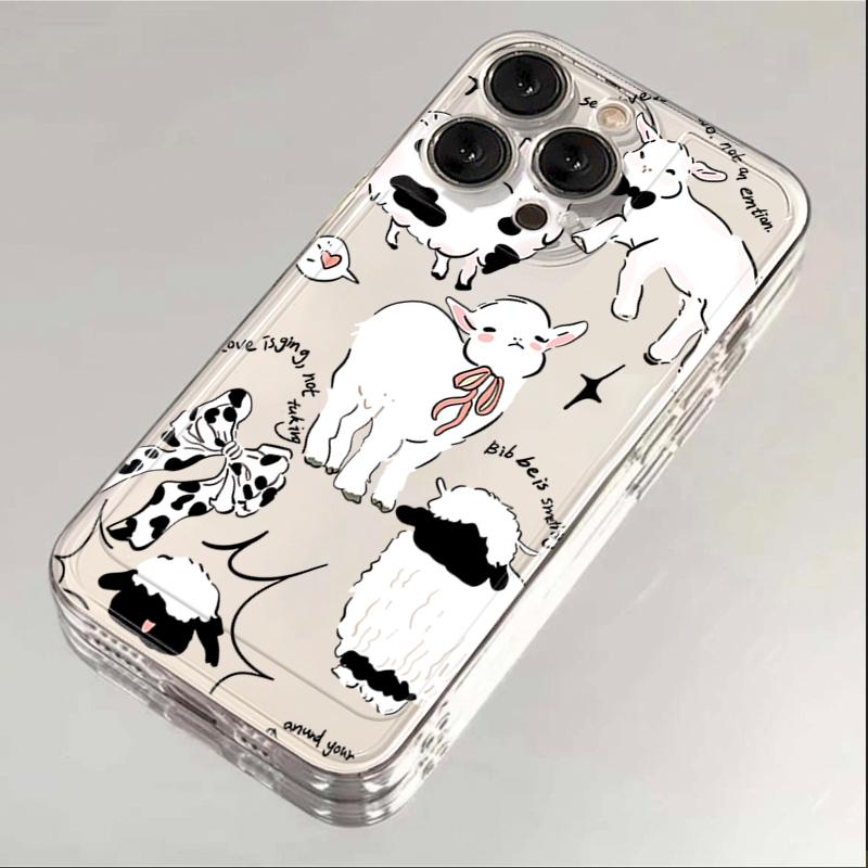 小绵羊iPhone15ProMax手机壳苹果14硅胶13PRO透明1211高级xsxr软