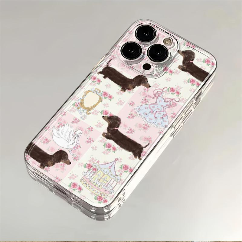 爱腊肠狗iPhone15ProMax手机壳苹果14硅胶13PRO透明1211高级xsxr