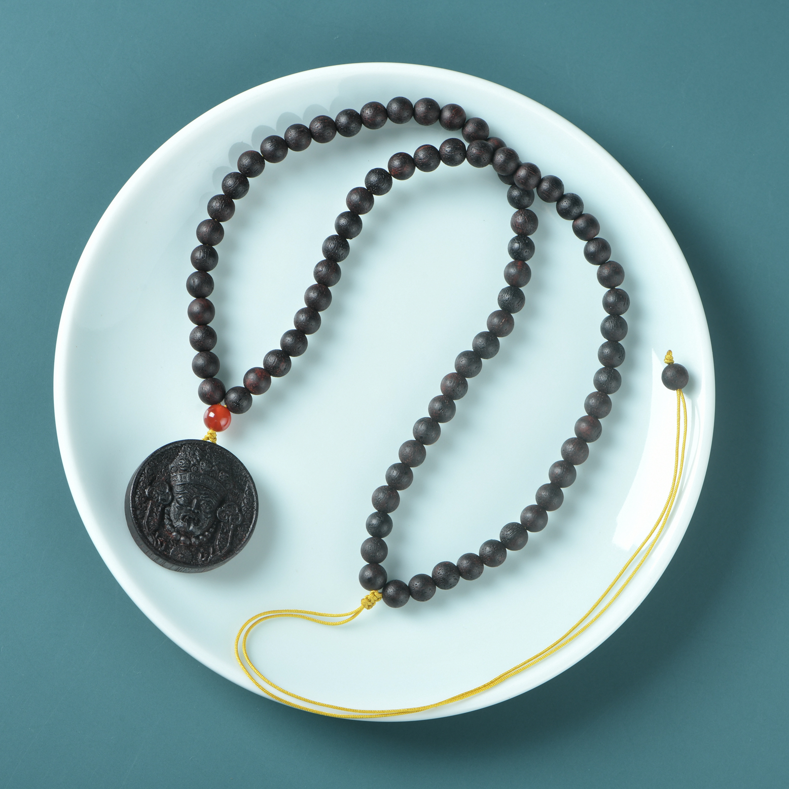 缅甸小叶降真香精雕扎基拉姆牌0.6脖挂