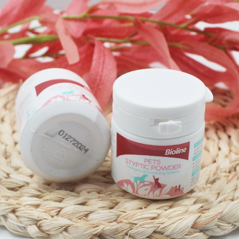 bioline生物涟宠物趾甲粉趾甲粉狗狗猫咪剪指甲护理粉犬猫通用14g