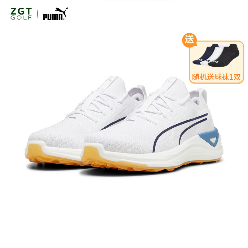 PUMA/彪马高尔夫球鞋男士Electrocat休闲舒适透气轻便 无钉鞋