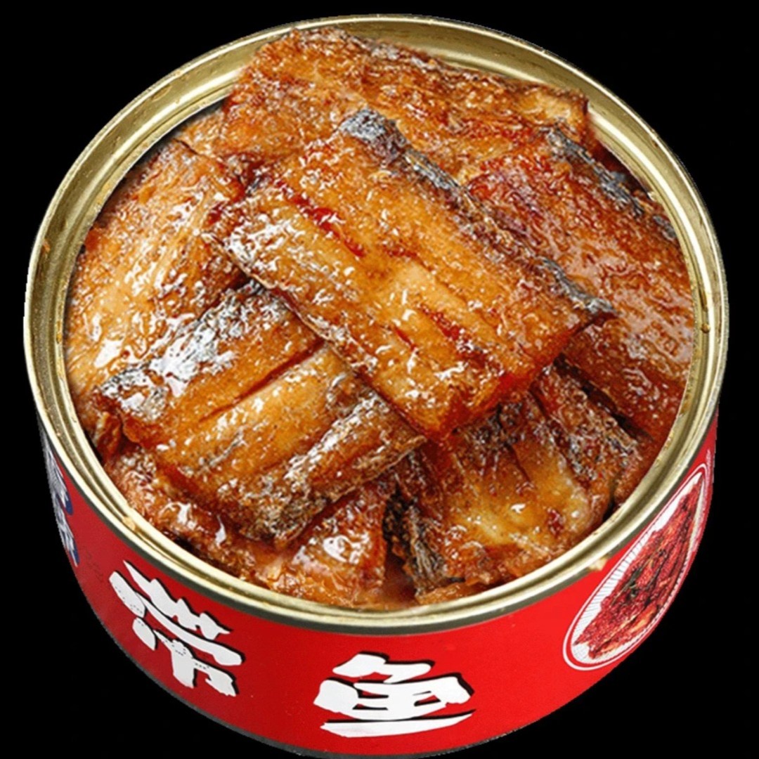 五香带鱼罐头下饭菜新鲜海鲜熟食罐装储存鲜香味食品五香味