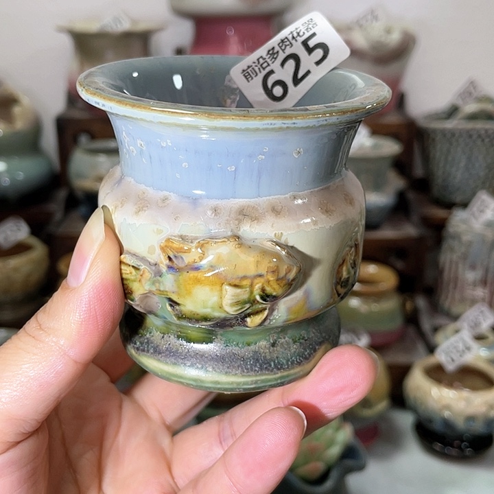 红陶内口径6高度8