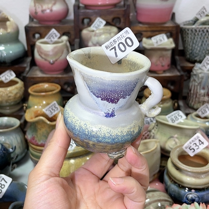 红陶内口径6高度8