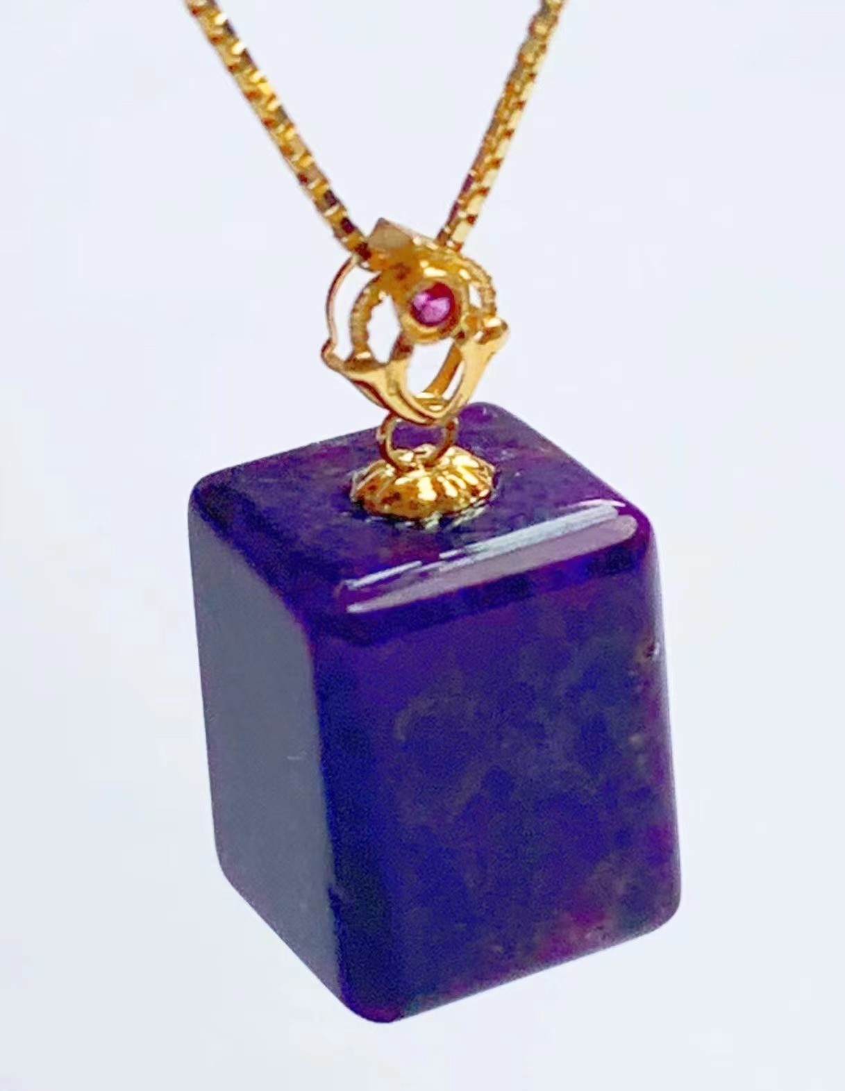匡氏臻选 18K舒俱来满色满肉皇家紫吊坠 Z-HL-A8674（多样性发一）