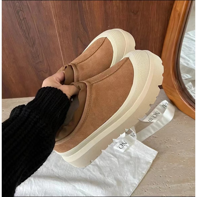 LINNRUGG反季清【一博同款】4MC冬季爆款雪地靴真皮雪地靴桑坡工厂