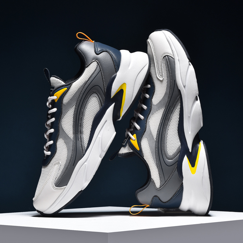 特大码男鞋夏季老爹休闲外贸运动46跑步男胖脚宽肥47大号48潮牌鞋