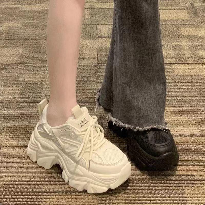 【小扬哥推荐】爆款老爹鞋增高2023秋款新款高跟百搭小个子显高厚