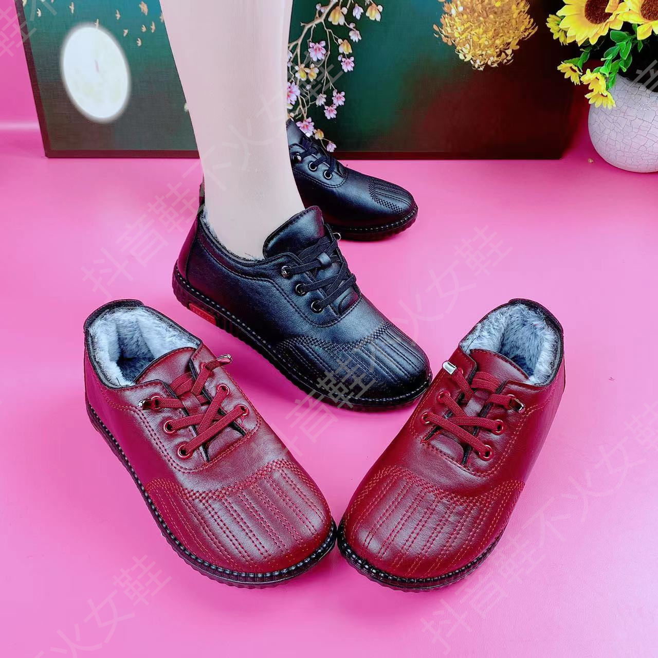 23新款老北京布鞋女棉鞋加绒加厚保暖防滑中老年妈妈鞋轻便奶奶鞋