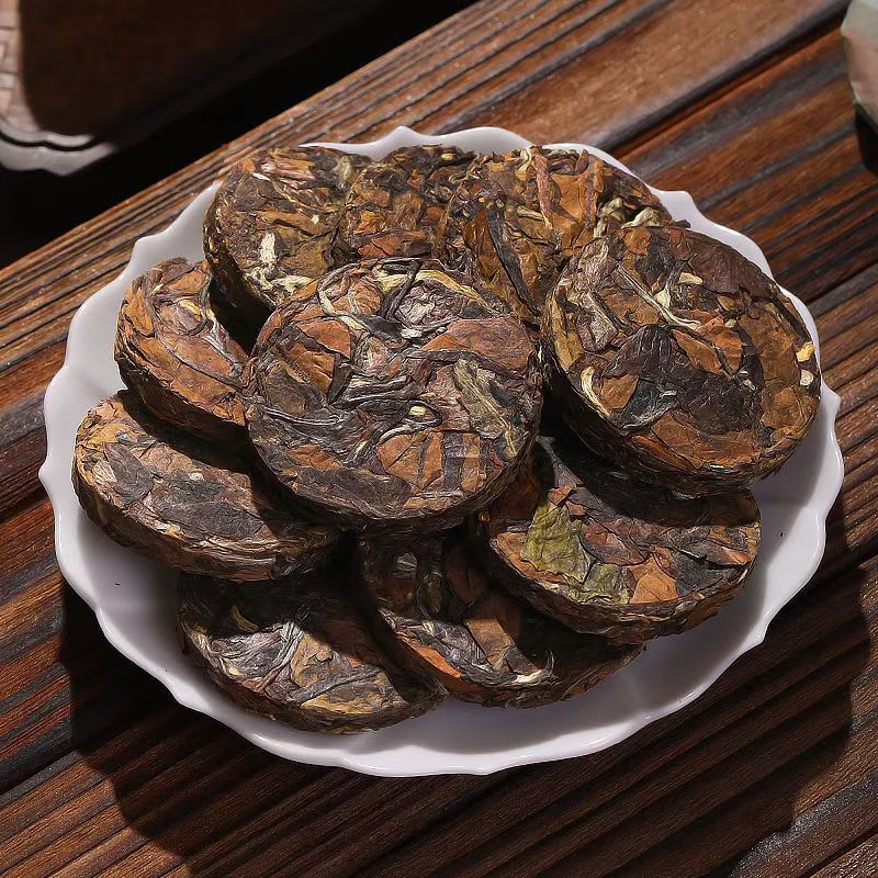 2016荒丛寿眉老白茶正宗福鼎磻溪高山白茶小饼茶焖煮泡枣糯香甜