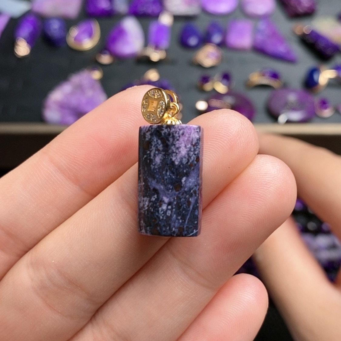 【闪购商品】苏纪石（舒俱来）吊坠银S925镶嵌