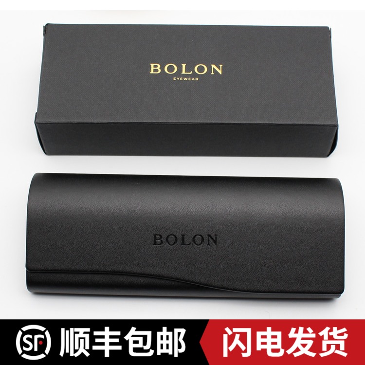 适用折叠便携式眼镜盒适用软牛墨镜近视镜简约创意复古镜布男女