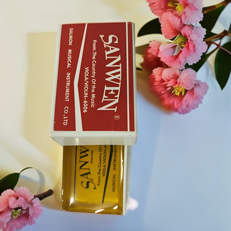 三文乐器松香，长方形塑料盖松香，性价比高