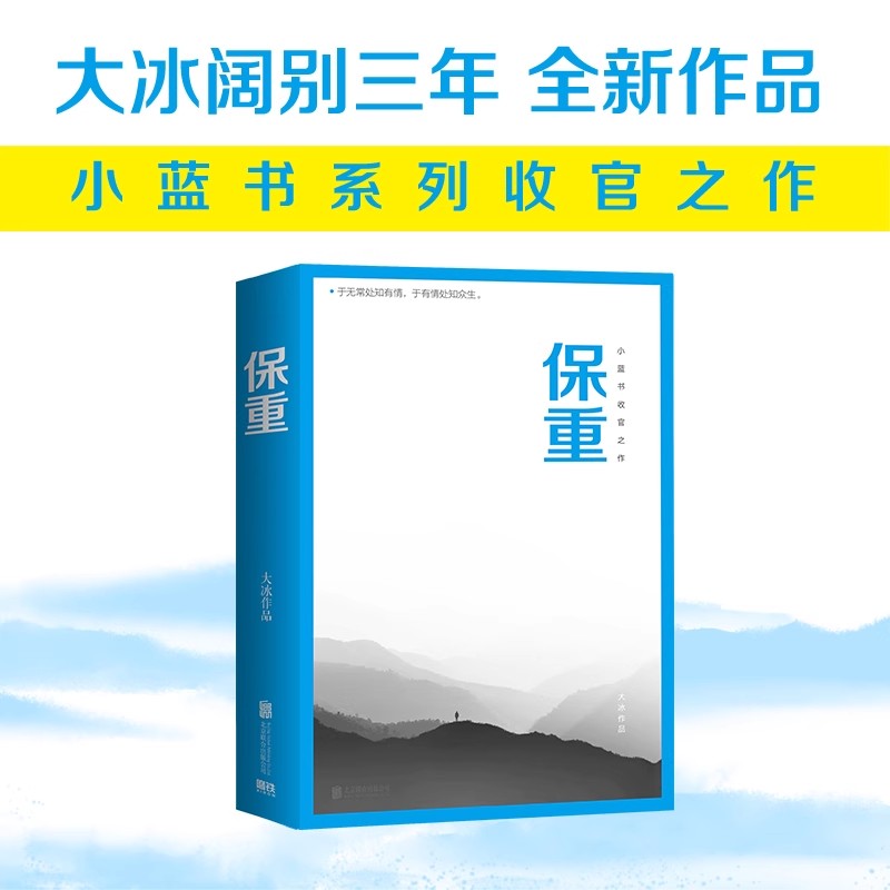 正版大冰新书保重 啊2.0 小孩 乖摸摸头2.0 大冰的书青春短篇小说