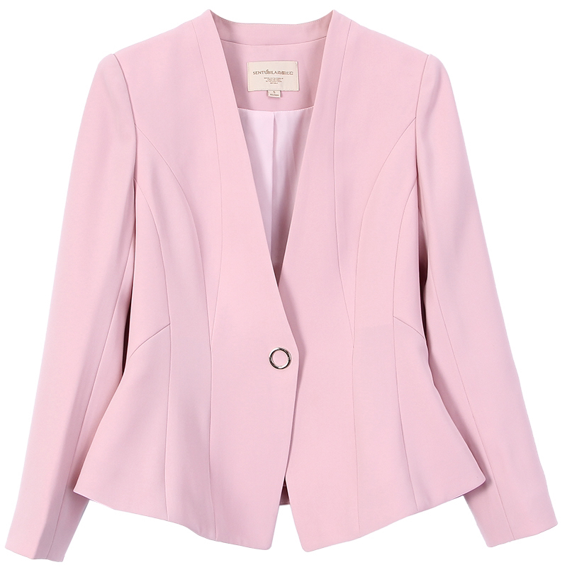 vintage时尚韩版小西装气质休闲修身职业女士