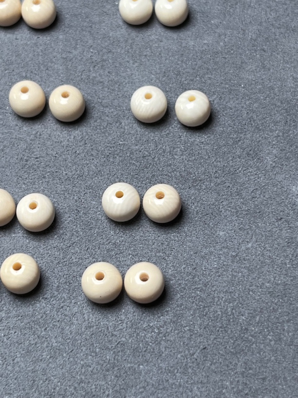 白玉菩提7mm✖️6mm一对