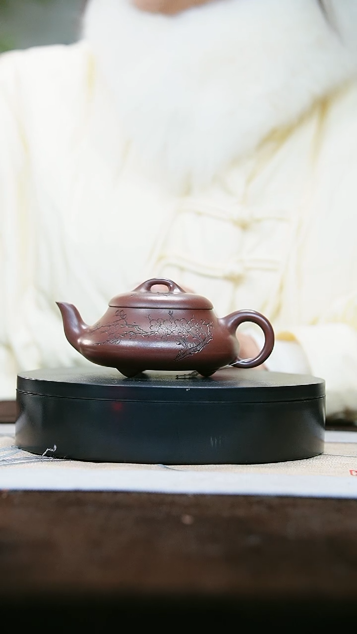 【闪购商品】紫砂茶壶12底槽清汉堂石瓢壶